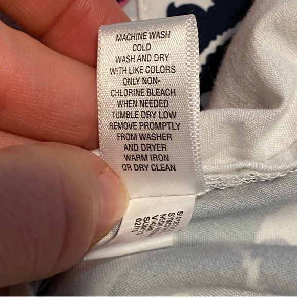 Banana Republic Lime, Pink, Navy, White Floral Print Shorts Cotton Spandex 6P - Picture 7 of 11